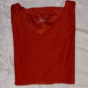 No Boundaries Orange 🍊 Short Sleeve Tee , Breathable Stretchy Material